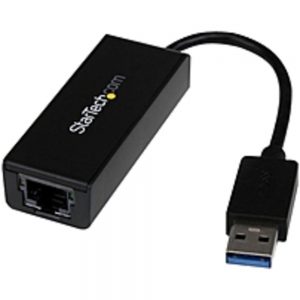 StarTech.com USB 3.0 to Gigabit Ethernet NIC Network Adapter - USB - 1 Port(s) - 1 x Network (RJ-45) - Twisted Pair