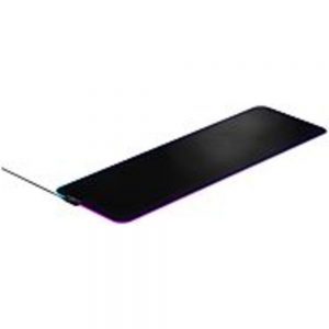 SteelSeries QcK Prism Cloth RGB Gaming Mouse Pad - 35.4 x 11.8 Dimension - Cloth Surface