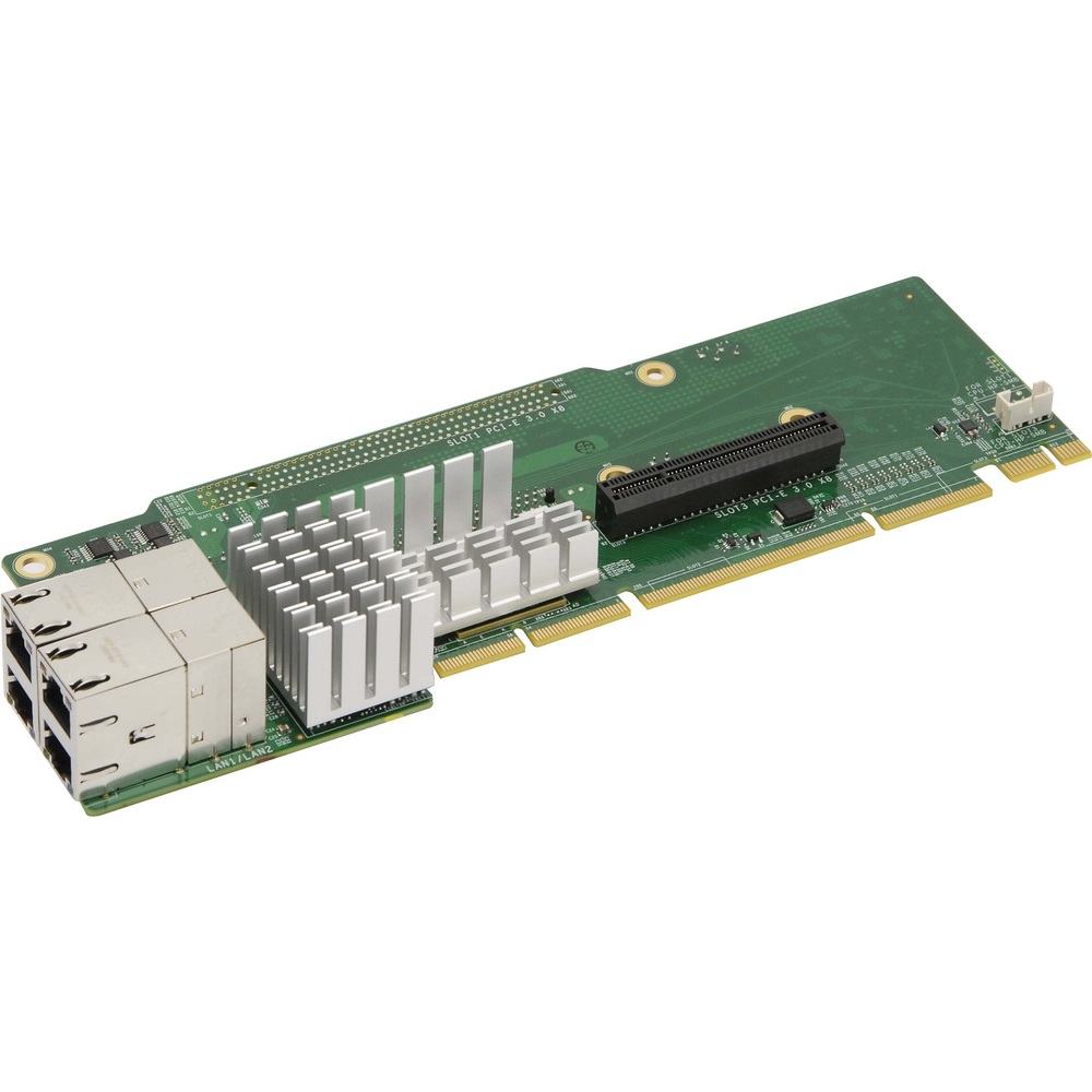 Super Micro AOC-2UR6-I4XT 4x10Gbase-T 2U Ultra Riser Adapter Super Micro AOC-2UR6-I4XT 4x10Gbase-T 2U Ultra Riser Adapter