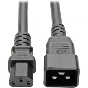 Tripp Lite 7ft PDU Power Cord Cable C13 to C20 Heavy Duty 15A 12AWG 7' - 15A