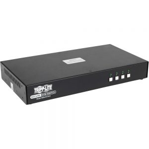 Tripp Lite Secure KVM Switch 4-Port DVI + Audio NIAP PP3.0 Certified w/ CAC - 4 Computer(s) - 1 Local User(s) - 2560 x 1600 - 11 x USB - 5 x DVI - TAA Compliant
