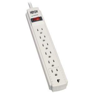 Tripp Lite TLP615 Protect It! 6-Outlet Surge Protector (White)