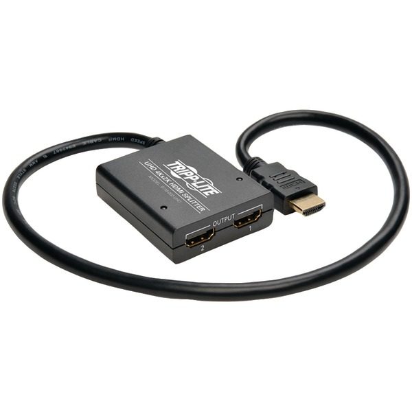 Tripp Lite B118-002-UHD 2-Port 4K HDMI Splitter for Ultra HD Video with Audio