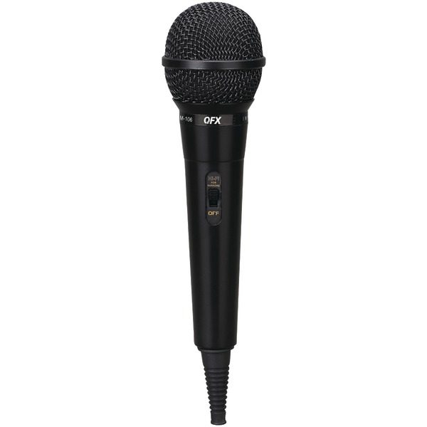 QFX M-106 Unidirectional Dynamic Microphone with 10-Foot Cable