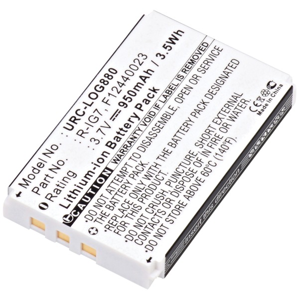 Ultralast URC-LOG880 URC-LOG880 Rechargeable Replacement Battery Ultralast URC-LOG880 URC-LOG880 Rechargeable Replacement Battery