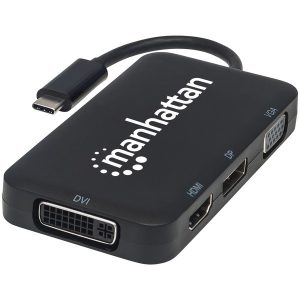 Manhattan 152600 USB-C 4-in-1 Audio/Video Converter