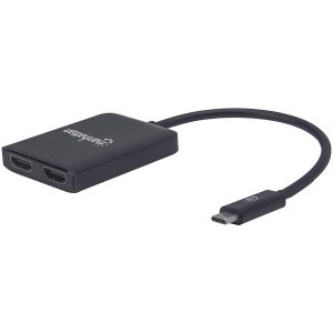 Manhattan 152969 USB-C to Dual HDMI Converter--MST Hub