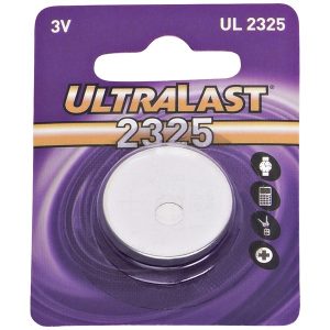 Ultralast UL2325 UL2325 CR2325 Lithium Coin Cell Battery