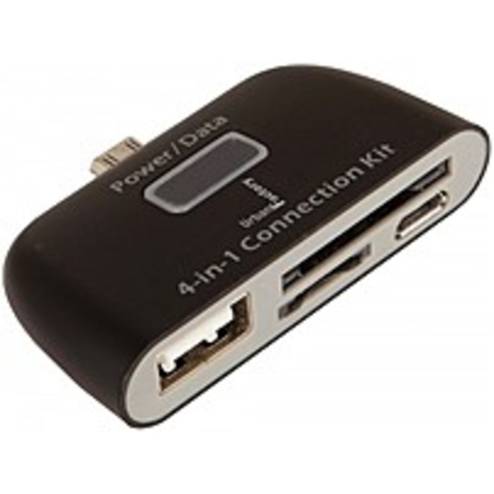 Urban Factory ICR42UF 4-in-1 Connection Kit for Tablet PC's and Smartphone's - Micro-USB Type B Urban Factory ICR42UF 4-in-1 Connection Kit for Tablet PC's and Smartphone's - Micro-USB Type B