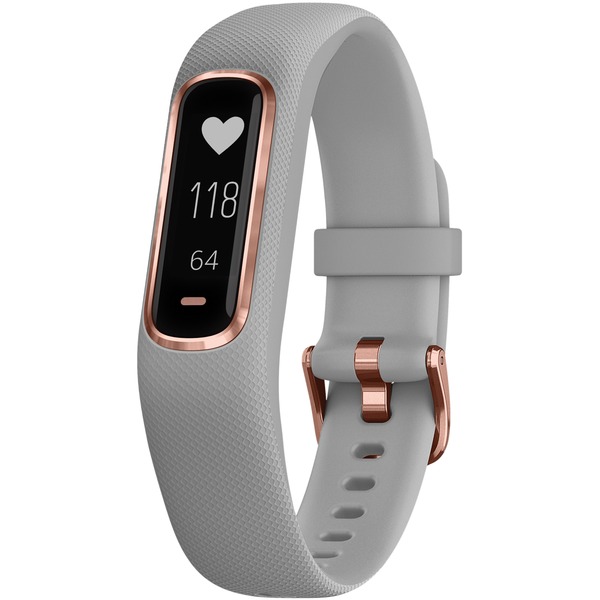 Garmin 010-01995-12 vivosmart 4 Activity Tracker (Gray with Rose Gold Hardware Garmin 010-01995-12 vivosmart 4 Activity Tracker (Gray with Rose Gold Hardware