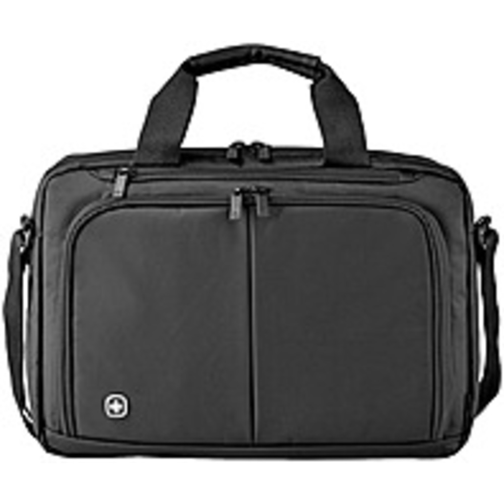 Victorinox Swiss Army Carrying Case (Briefcase) for 14 Notebook - Black Victorinox Swiss Army Carrying Case (Briefcase) for 14 Notebook - Black