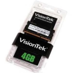 VisionTek 4GB DDR3L Low Voltage 1600 MHz (PC3-12800) CL11 SODIMM - Notebook - 4 GB (1 x 4 GB) - DDR3 SDRAM - 1600 MHz DDR3-1600/PC3-12800 - 1.35 V - Non-ECC - Unbuffered - 204-pin - SoDIMM