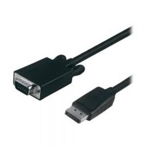 VisionTek 901216 6.6-Feet Male DisplayPort 1.2 Digital Audio/Video to 15-Pin HD-15 Male VGA Active Cable - Black