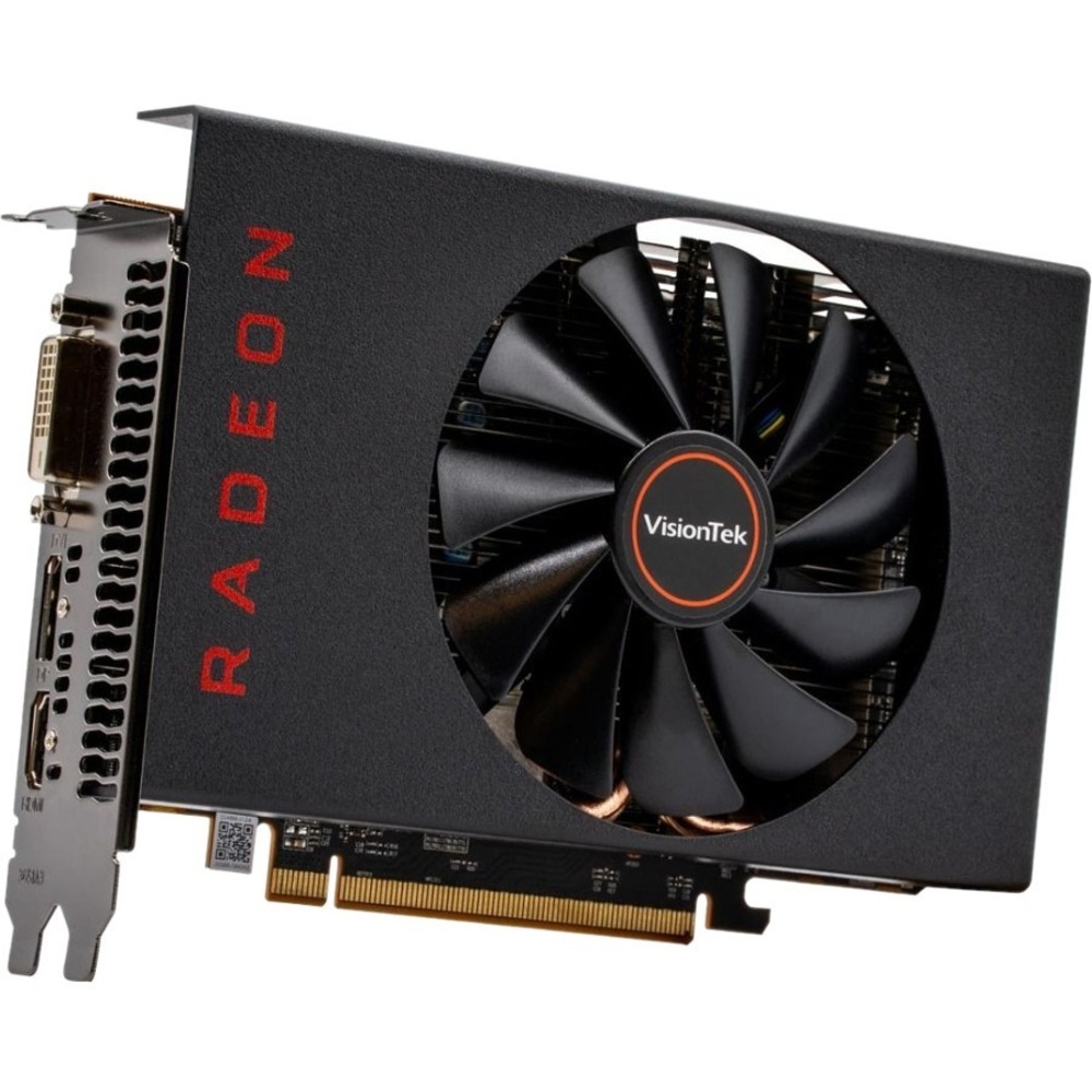 VisionTek Radeon RX 5500 XT Graphic Card - 8 GB GDDR6 - 1.61 GHz Core - 128 bit Bus Width - DisplayPort - HDMI - DVI VisionTek Radeon RX 5500 XT Graphic Card - 8 GB GDDR6 - 1.61 GHz Core - 128 bit Bus Width - DisplayPort - HDMI - DVI