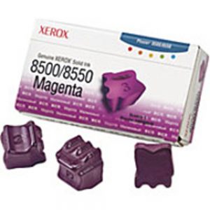 Xerox 108R00670 Magenta Solid Ink Cartridge for Phaser 8500/8550 Solid Ink Printers - 3 Pack