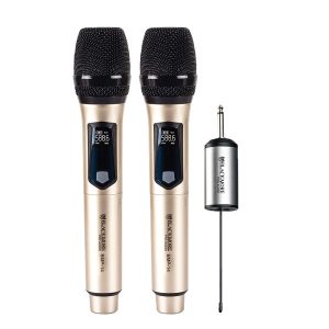 Blackmore Pro Audio BMP-14 BMP-14 Dual Handheld Rechargeable Wireless UHF Microphone System