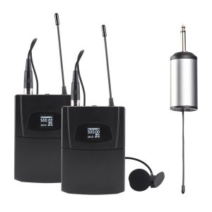 Blackmore Pro Audio BMP-16 Dual Portable Dynamic Lapel Wireless UHF Microphone System