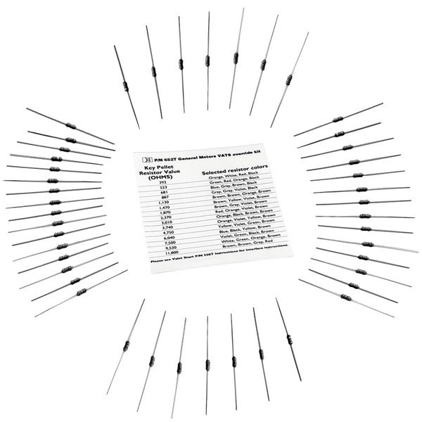 Directed Install Essentials 654T Resistor 44-Piece Multipack