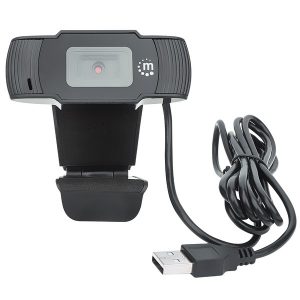 Manhattan 462006 1080p USB Webcam with Built-in Microphone