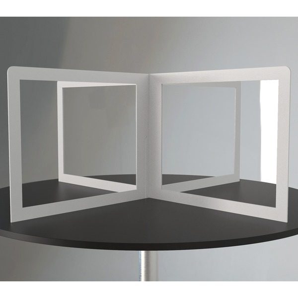 No Brand XSS48 4-Way Circle or Square Desk Divider (48-Inch x 24-Inch)
