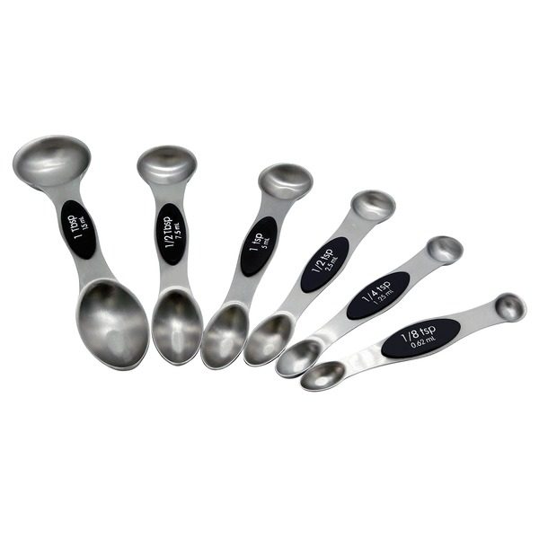 NutriChef NCMMS8 6-Piece Magnetic Measuring Spoon Set