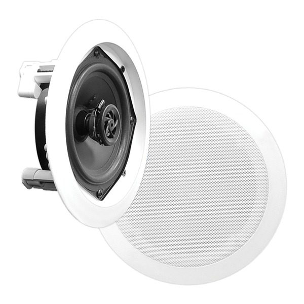 Pyle PDIC61RD In-Wall/In-Ceiling 6-1/2 Inch 2-Way Speakers