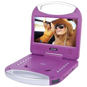 SYLVANIA SDVD1052-PURPLE 10" Portable DVD Player with Integrated Handle (Purple)