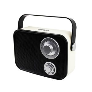 SYLVANIA SP563-BLACK Retro Design Bluetooth Speaker (Black)
