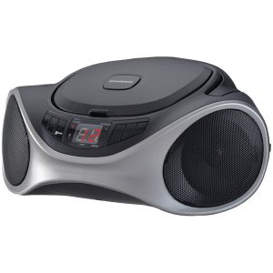 SYLVANIA SRCD1063BT-GRAPHITE Bluetooth Portable CD Radio Boom Box (Graphite)