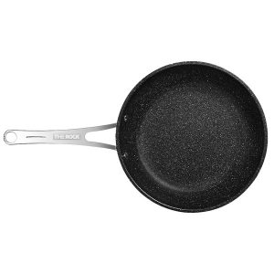 Starfrit 030202-004-0000 THE ROCK by Starfrit Stainless Steel Non-Stick Fry Pan with Stainless Steel Handle (12-Inch)