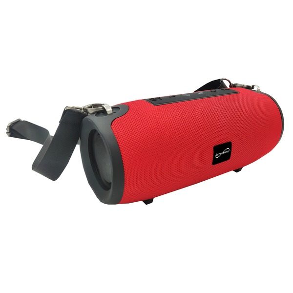 Supersonic SC-2327BT- Red Portable Bluetooth Speaker with True Wireless Technology (Red)