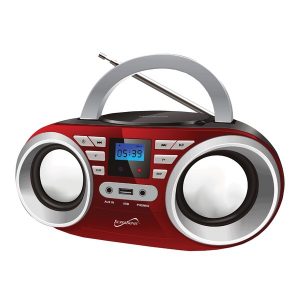 Supersonic SC-506-RED Portable Audio System (Red)