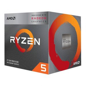 AMD YD3400C5FHBOX Ryzen 5 3400G with Radeon RX Vega 11 Graphics Quad-Core 3.7GHz Socket AM4