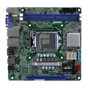 ASRock Rack C246 WSI Intel C246/ DDR4/ SATA3&USB3.0/ A&2GbE/ Mini ITX Server Motherboard