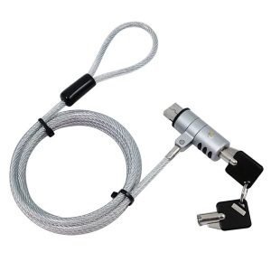 CTA Digital LT-PL USB 3.0 Security Cable Lock for MacBook Air and MacBook Pro