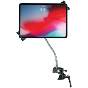 CTA Digital PAD-HGTS Heavy-Duty Security Gooseneck Clamp Stand for 7-Inch to 13-Inch Tablets