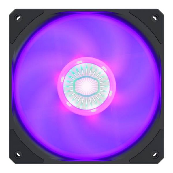 Cooler Master MFX-B2DN-18NPC-R1 SickleFlow 120 V2 RGB Square Frame Fan with Customizable LEDS