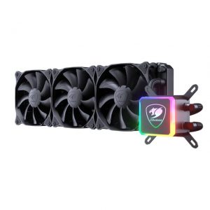 Cougar Aqua 360 High-Performance CPU Liquid Cooler with Vibrant and Dazzling RGB LED Pump Head and a Remote Controller