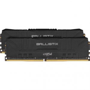 Crucial Ballistix DDR4-3200 16GB(2x 8GB)/ 1G x 64 CL16 Memory Kit (Black)