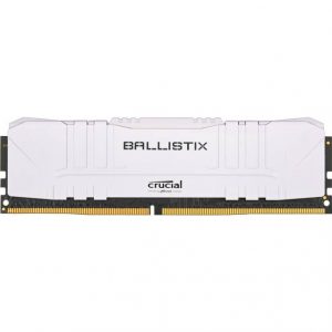 Crucial Ballistix DDR4-3200 8GB/1Gx64 CL16 Desktop Gaming Memory (White)