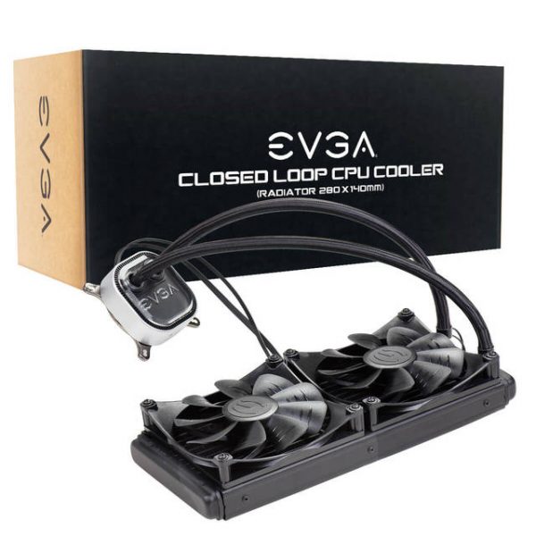 EVGA 400-HY-CL28-V1 280mm Liquid / Water CPU Cooler for LGA2066/2011-v3/2011/1366/1156/1155/1151/1150 & AMD Socket AM2/ AM3/AM4/FM1/FM2/TR4