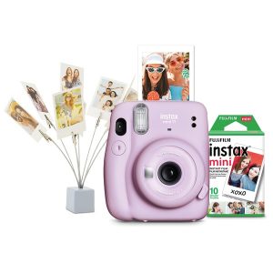 Fujifilm 600021728 instax mini Camera Bundle (Lilac Purple)