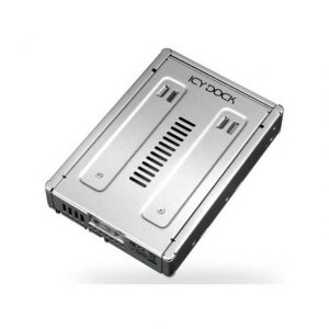 ICY DOCK EZConvert Pro MB982SP-1S Enterprise Full Metal 2.5 inch to 3.5 inch SSD/SATA Hard Drive Converter (Silver)