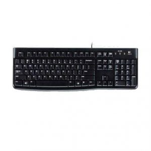 Logitech K120 Wired USB Keyboard for Business (Black)