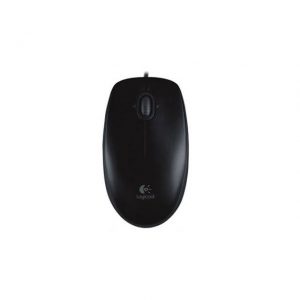 Logitech M100 Wired USB Optical Mouse (Black)
