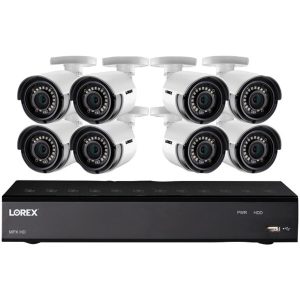 Lorex LHA21081TC8LC 1080p HD Security Camera System with 1 Terabyte 8-Channel DVR and Eight 1080p Bullet Cameras