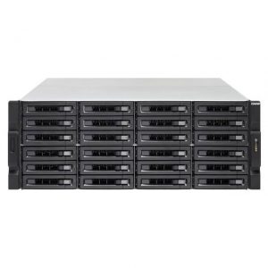 QNAP TS-2477XU-RP-2700-16G-US AMD Ryzen 7 2700 3.2GHz/ 16GB DDR4/ 2GbE/ 24SATA3/ USB3.1/ 24-Bay 4U Rackmount NAS for SMB