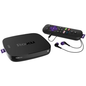 Roku 4661XB Refurbished Ultra Streaming Player with In-Ear Headphones