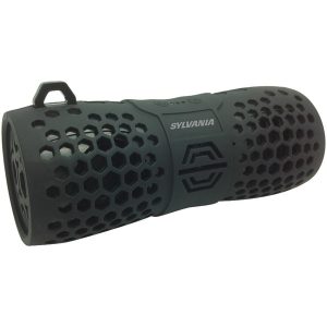 SYLVANIA SP332 -BLACK Water-Resistant Portable Bluetooth Speaker (Black)
