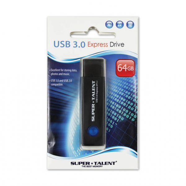 Super Talent 64GB Express ST1-2 USB 3.0 Flash Drive